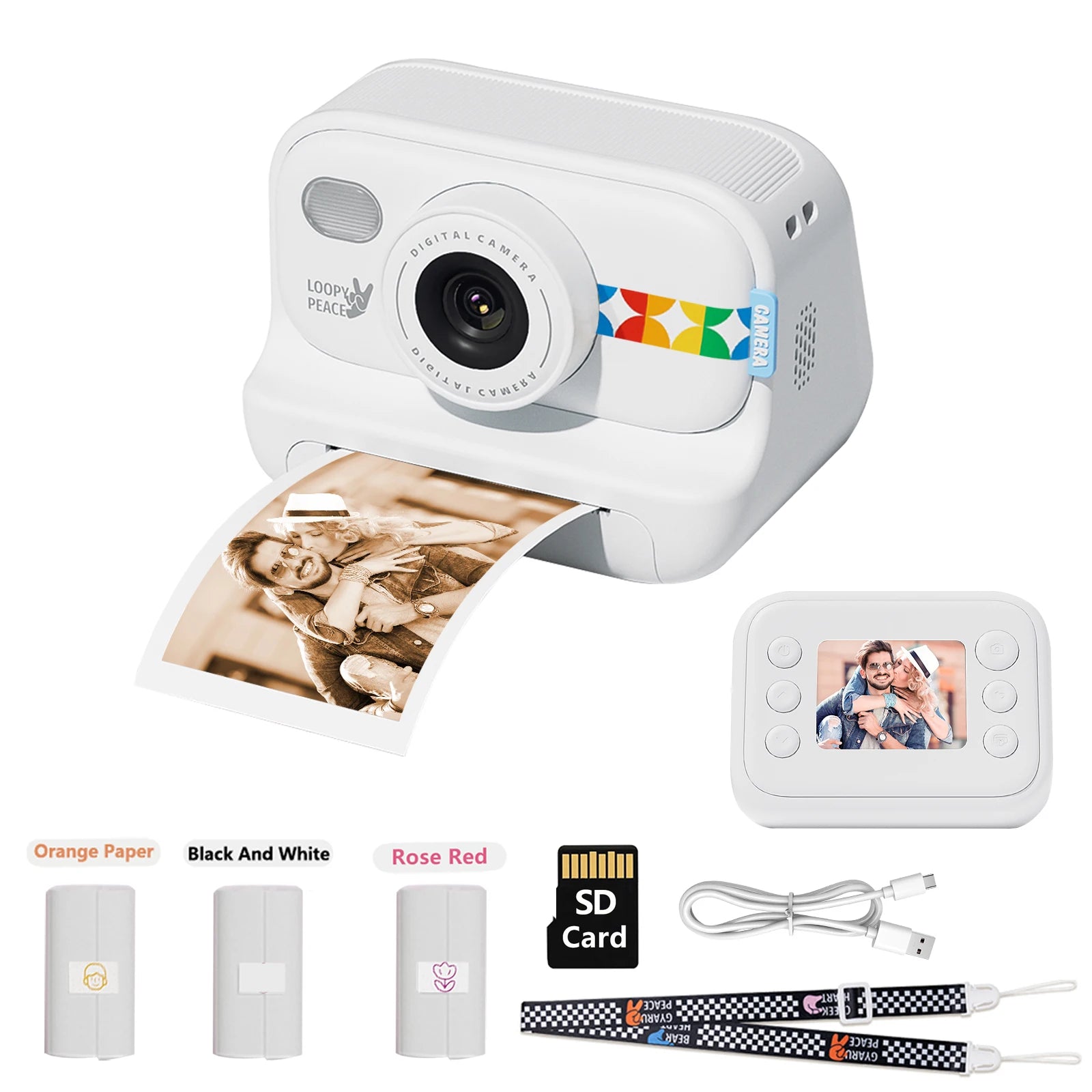 Color Instant Print Camera
