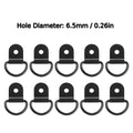 10Pcs D Rings Tie
