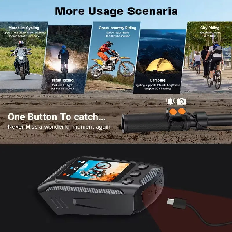HD 4K 60FPS Action Camera