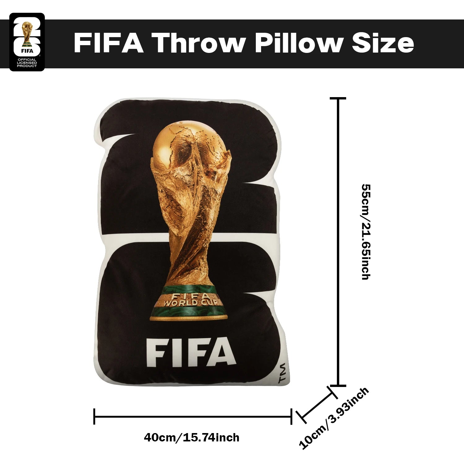 FIFA WORLD CUP Jersey-shaped Throw Pillow