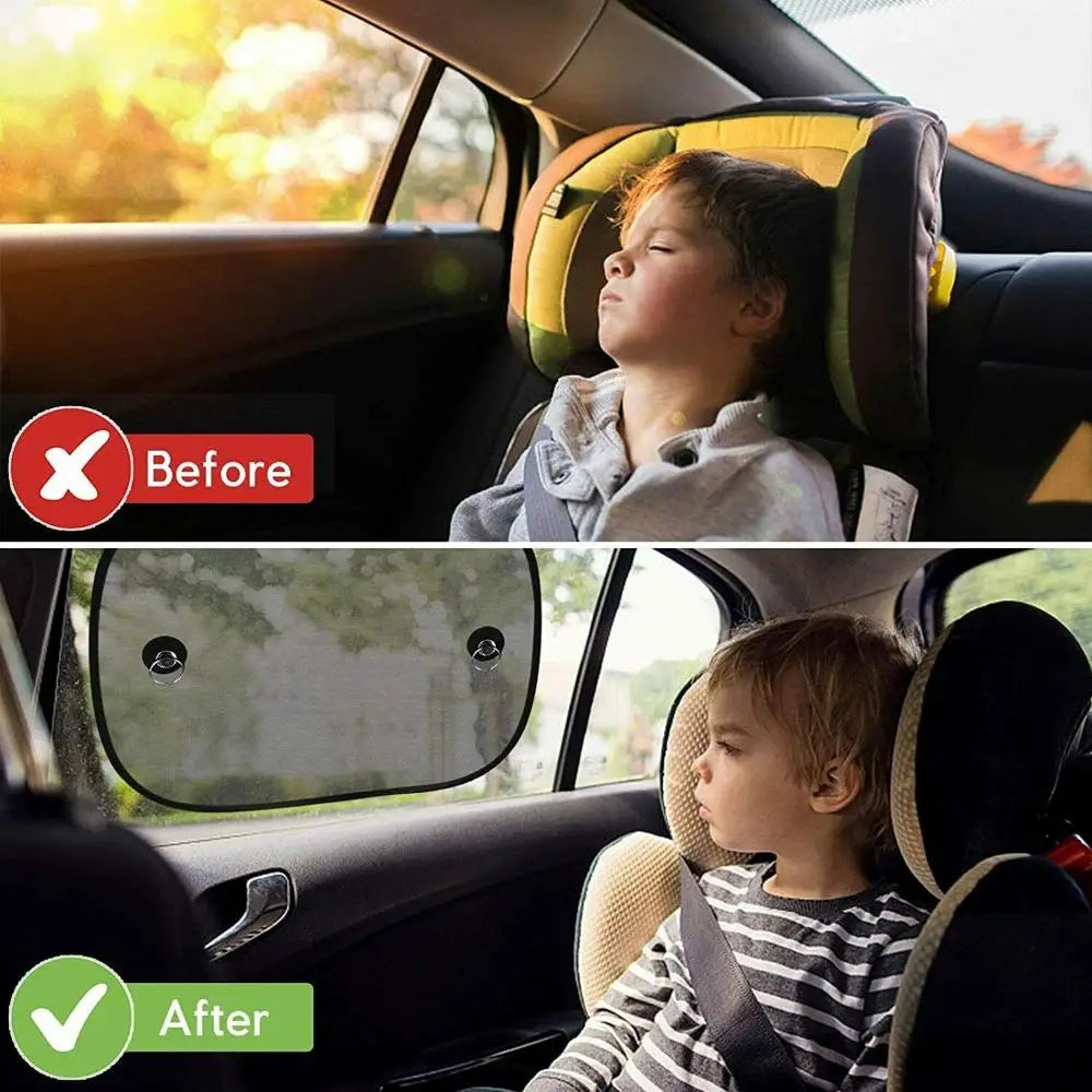 2Pcs Car Sunshade Covers