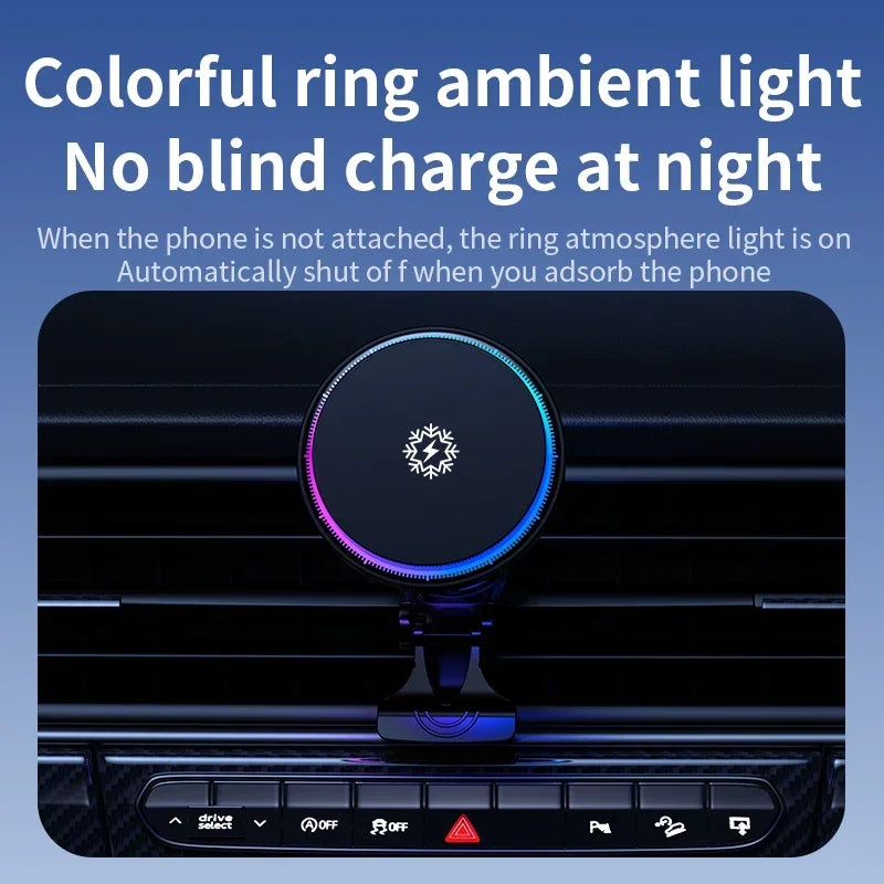 Cooling Magnetic Wireless Car Charger