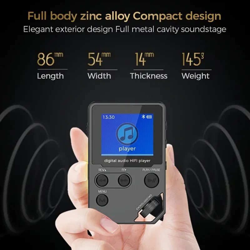 C5 8GB Lossless Bluetooth MP3 Music Player