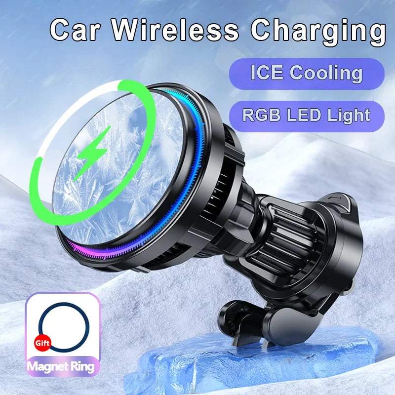 Cooling Magnetic Wireless Car Charger