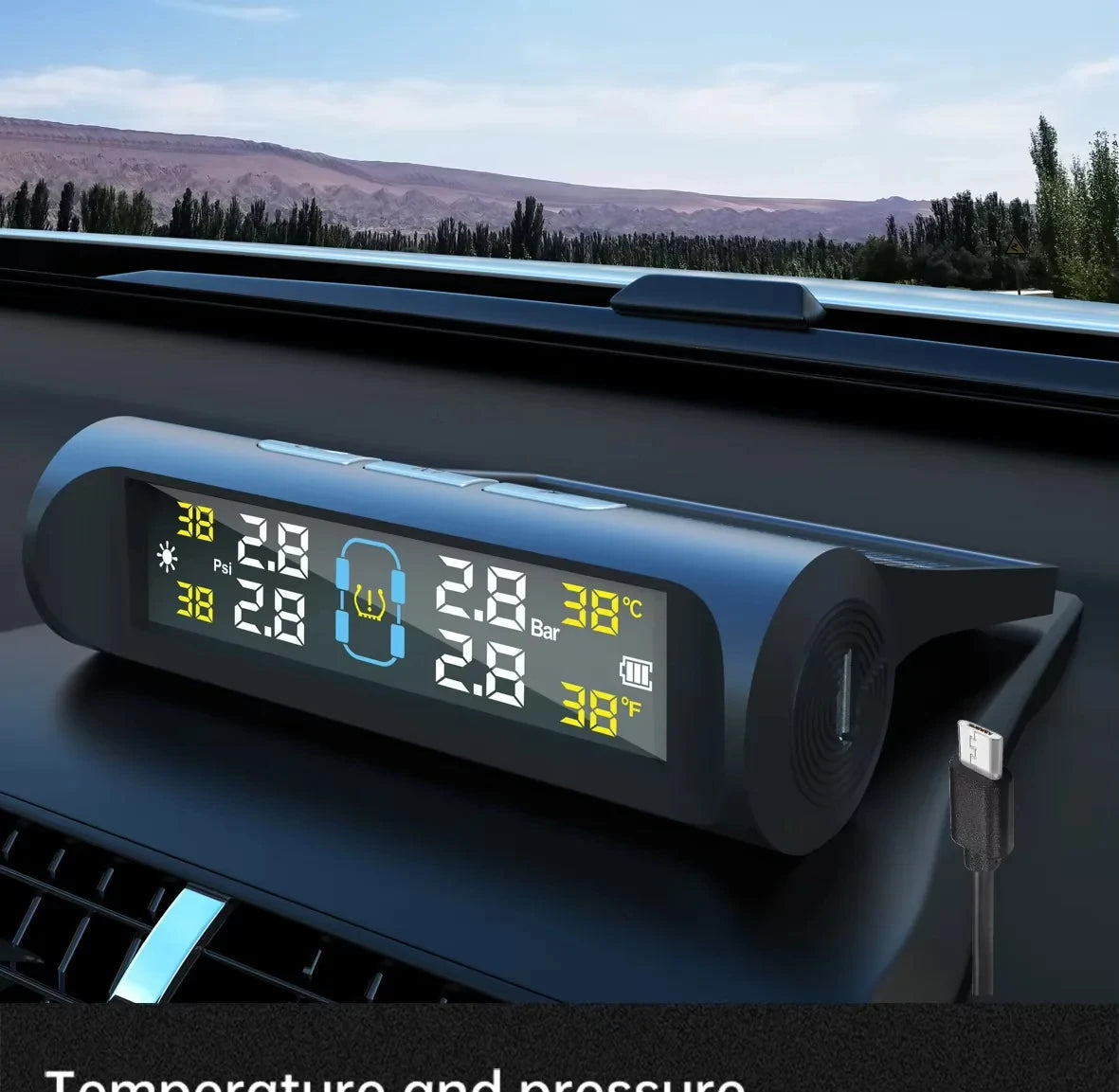 Car Tire Pressure Monitoring System