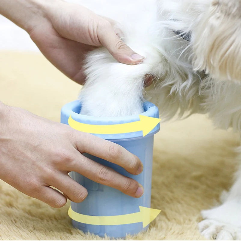 Pet foot cup washer