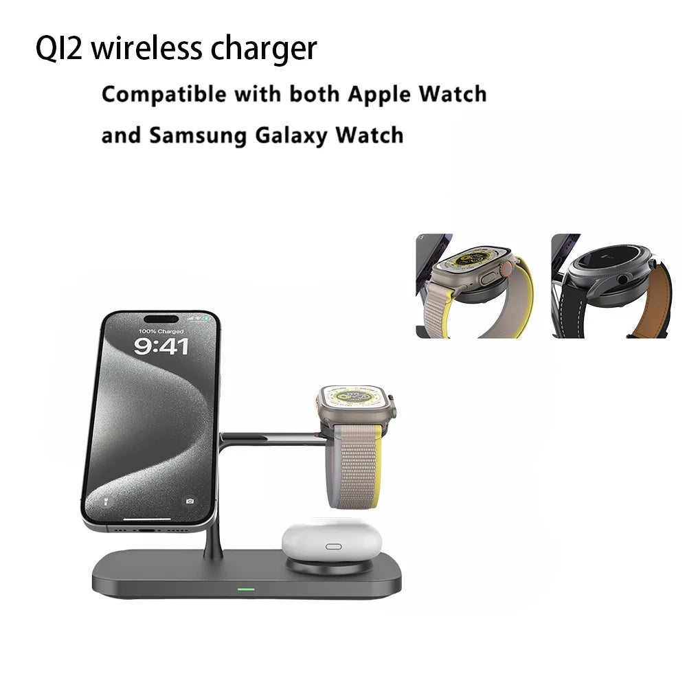 3 in 1 Wireless Charger Stand For iPhone