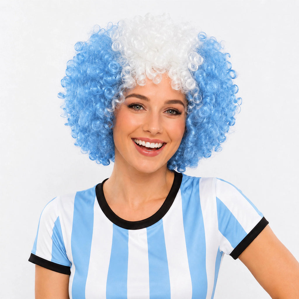 2026 World Cup Curly Wig