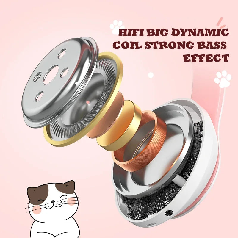 Cute Cat Ears Headphone