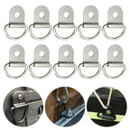 10Pcs D Rings Tie