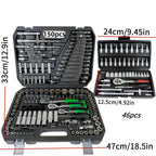 150/46pcs Auto Mechanical Repair Tool Set
