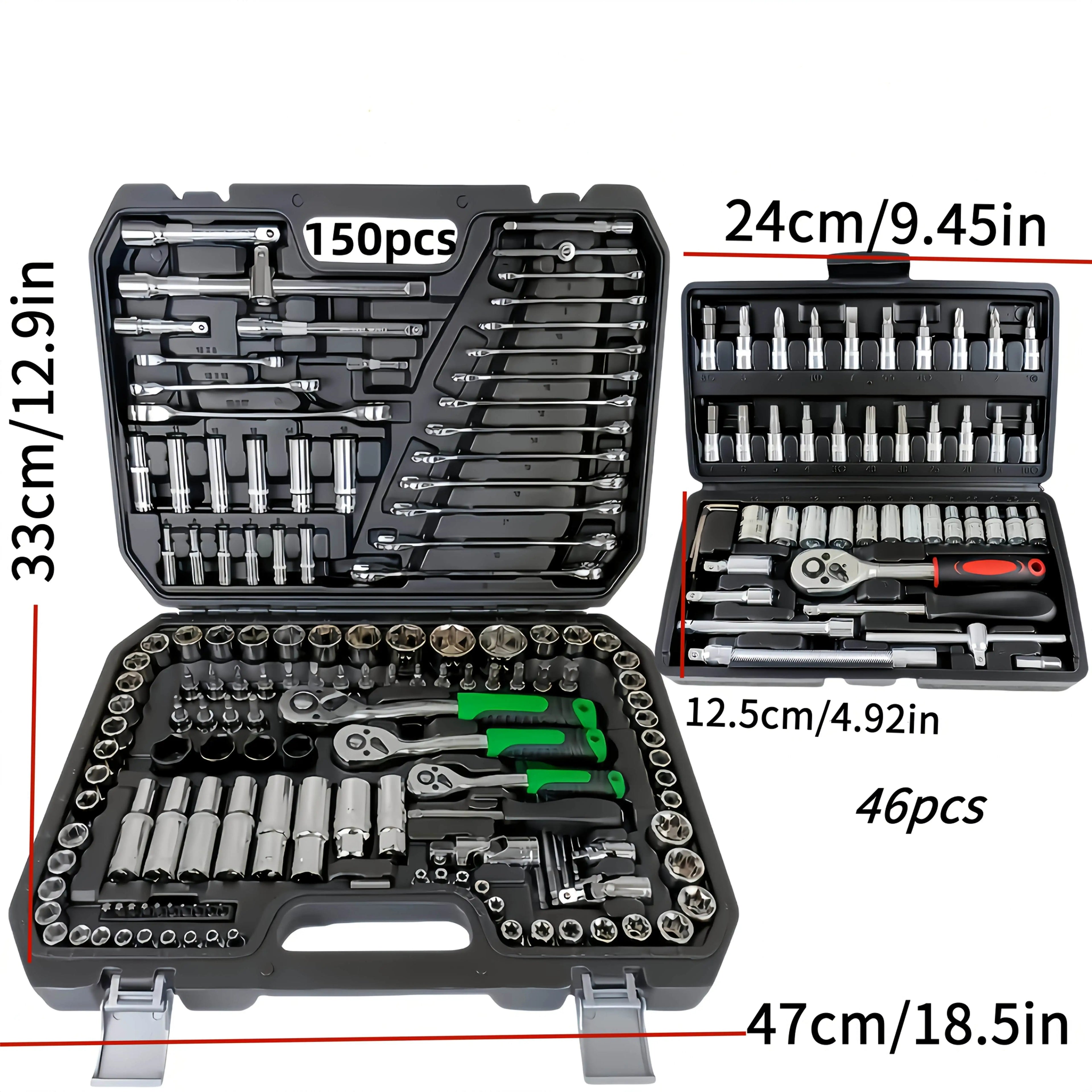 150/46pcs Auto Mechanical Repair Tool Set