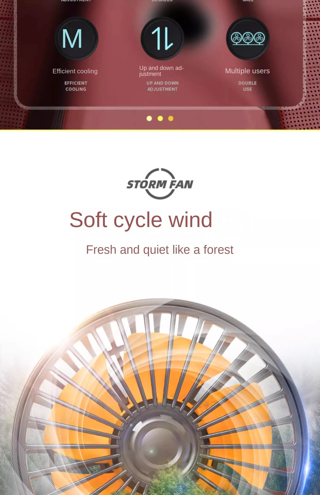 Car Fan 360° Adjustable
