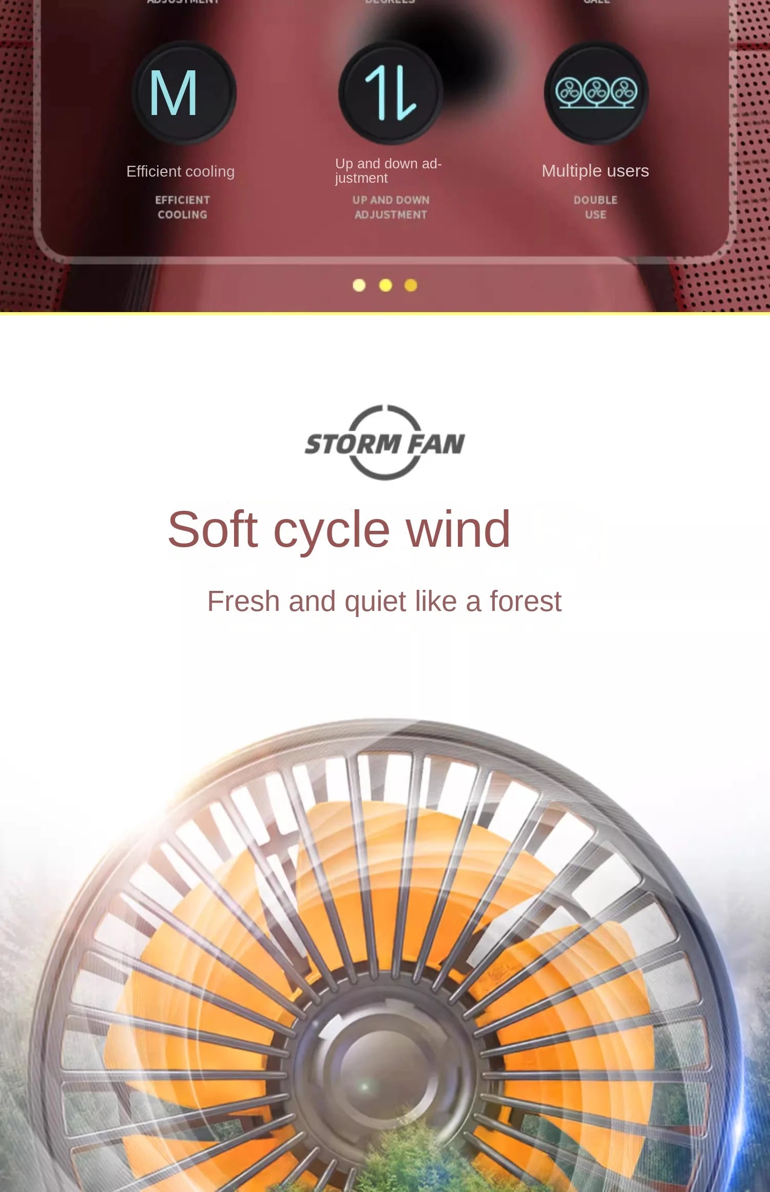 Car Fan 360° Adjustable