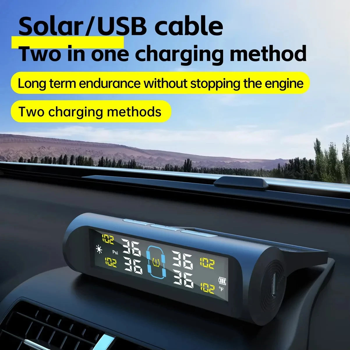 Car Tire Pressure Monitoring System