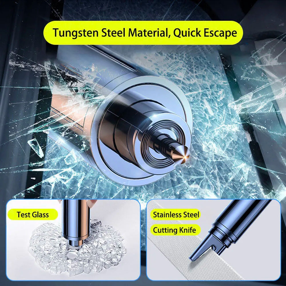 2-in-1 Auto Emergency Escape Tool Kit