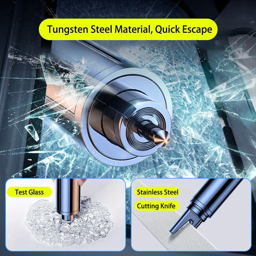 2-in-1 Auto Emergency Escape Tool Kit