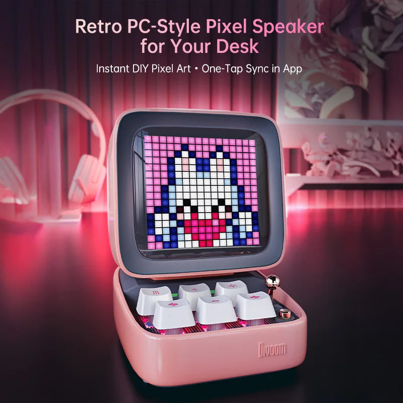 Divoom Ditoo-Pro Retro Pixel Art Speaker
