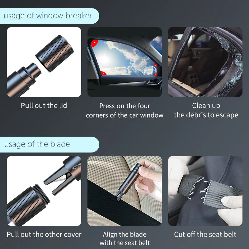 Car Glass Breaker Belt Cutter