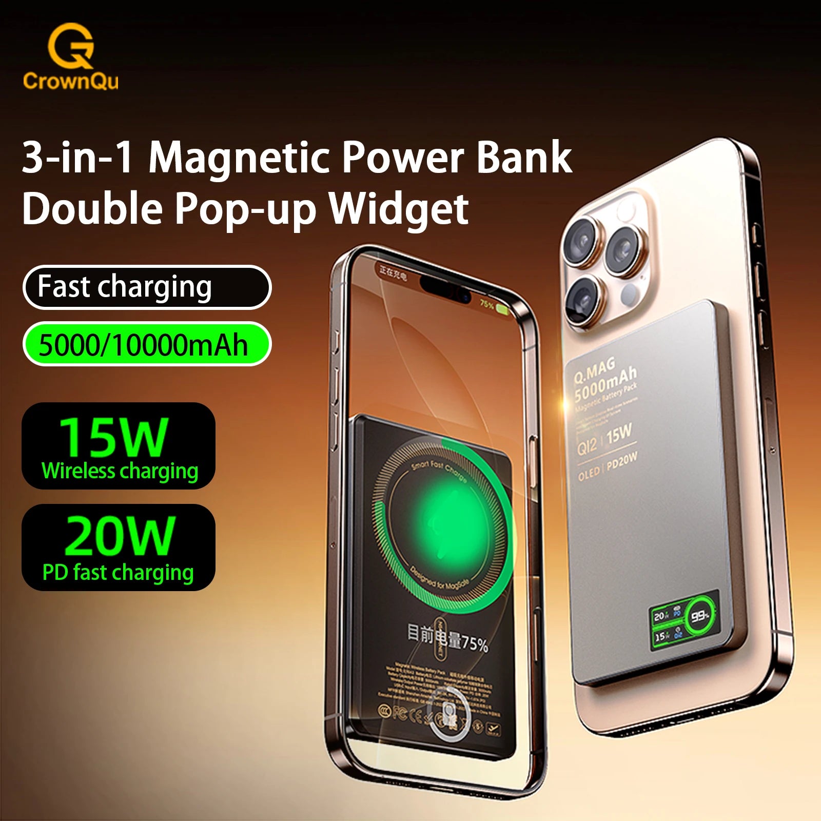 QI 2.1 Magnetic Powerbank