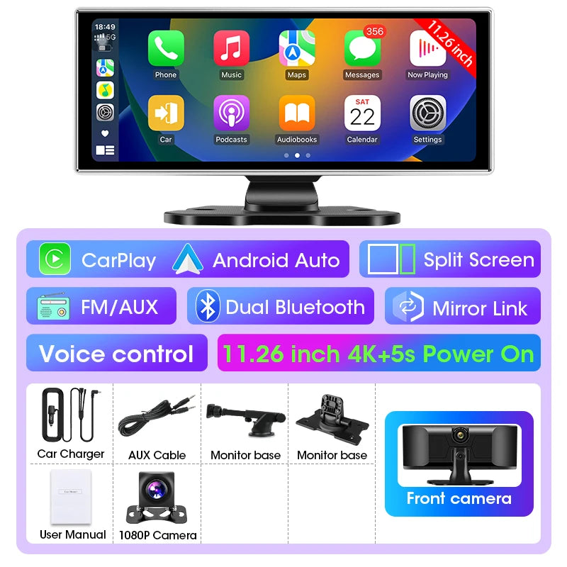 10/11.26 inch Dash Cam