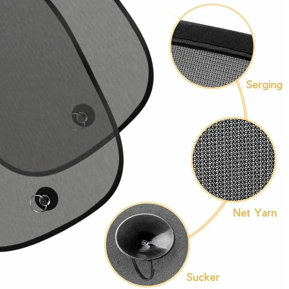 2Pcs Car Sunshade Covers
