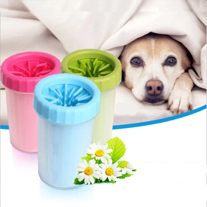 Pet foot cup washer