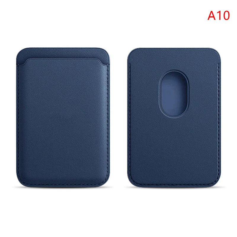 Magnetic Leather Wallet Case