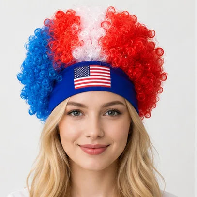 2026 World Cup Curly Wig