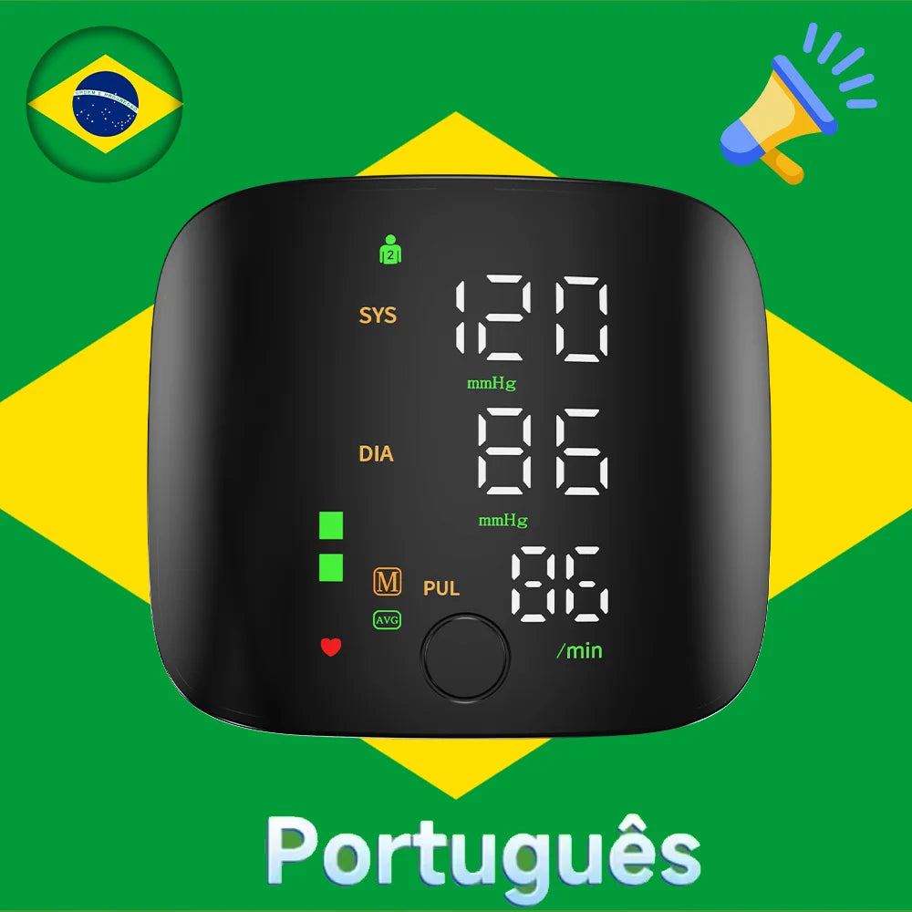 Rechargeable Wrist Blood Pressure Monitor