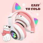 Cute Cat Ears Headphone