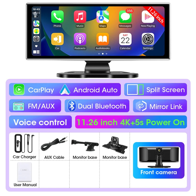 10/11.26 inch Dash Cam
