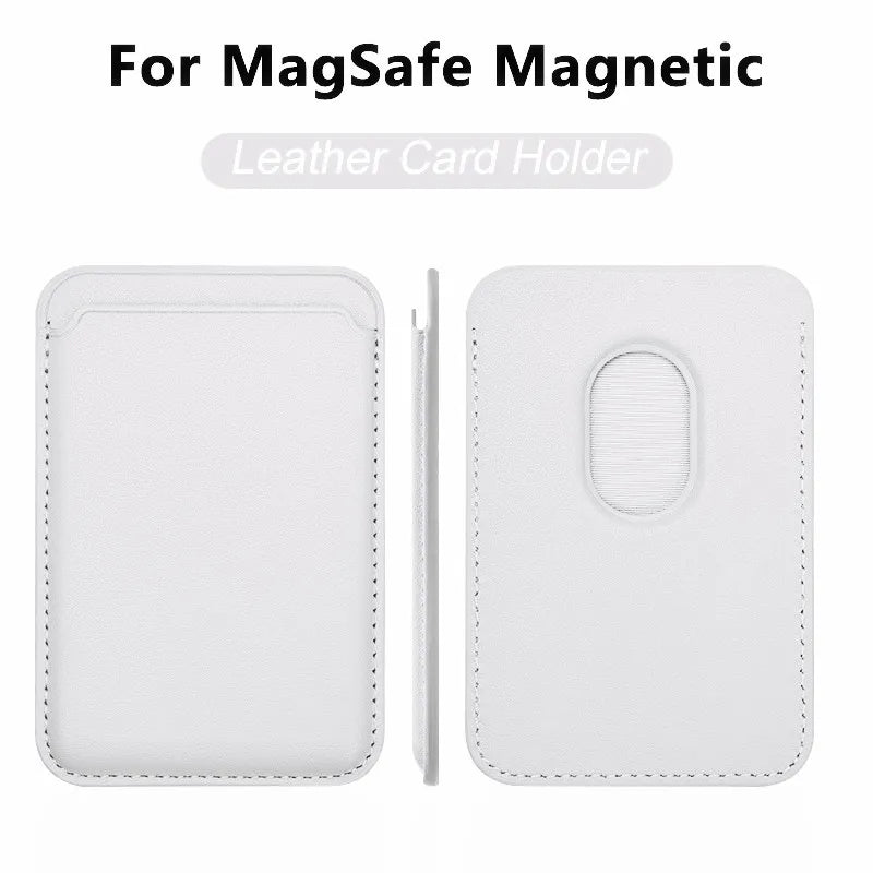 Magnetic Leather Wallet Case