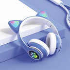 Cute Cat Ears Headphone