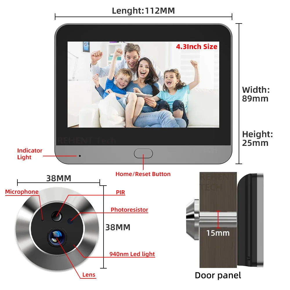 Digital Peephole Eye Viewer