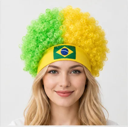 2026 World Cup Curly Wig