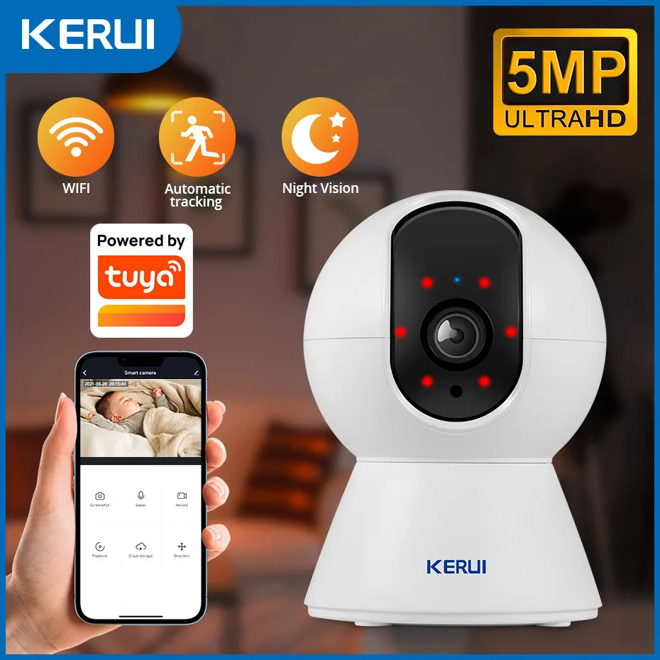 KERUI 5MP 4K WiFi IP Camera