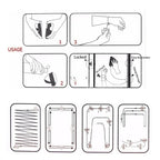 Glass cleaning magnetic brush