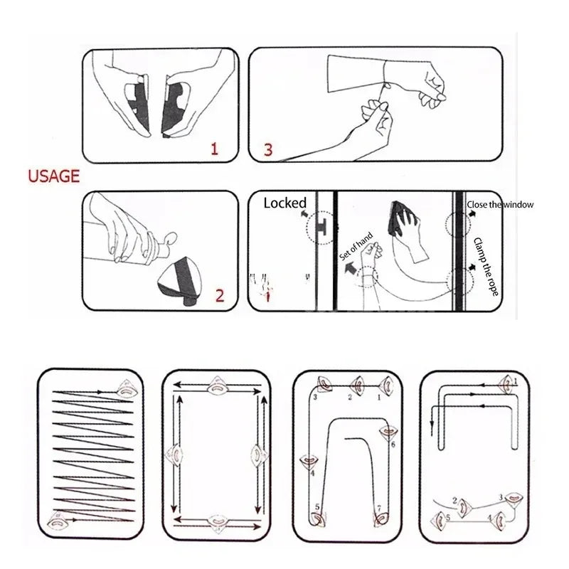 Glass cleaning magnetic brush