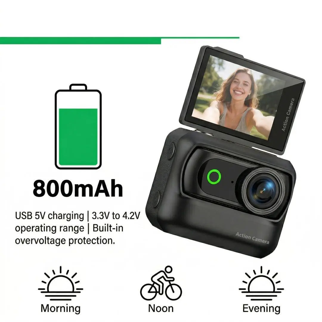 4K Mini POV Magnetic Sports Camera
