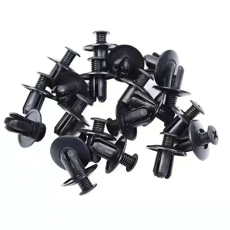 5/100pcs 8mm Plastic Rivets Fasteners Screw