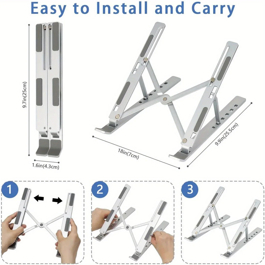 Adjustable Aluminum Laptop Stand