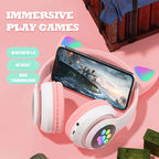 Cute Cat Ears Headphone