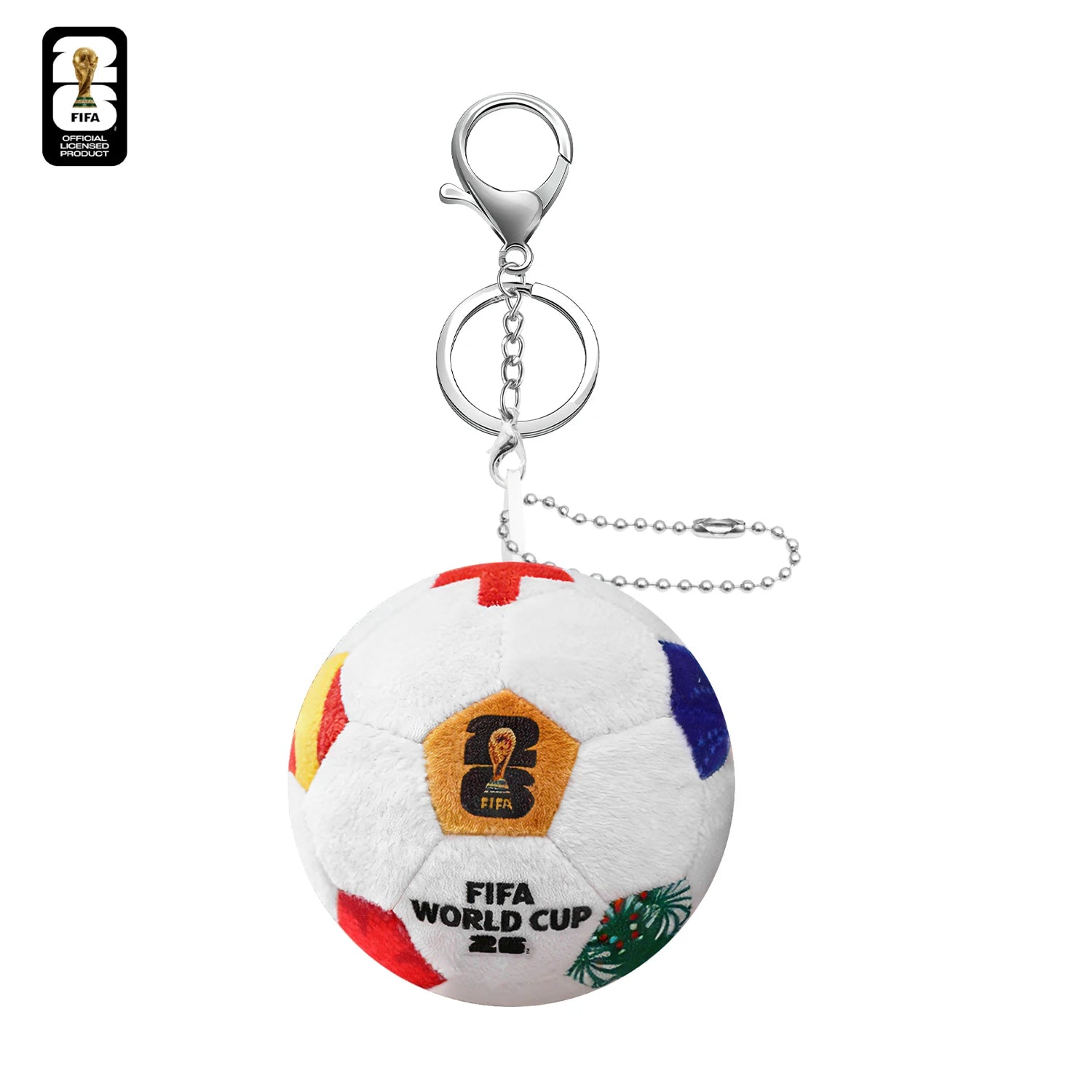 2026 FIFA World Cup Soccer Ball Plush Keychain