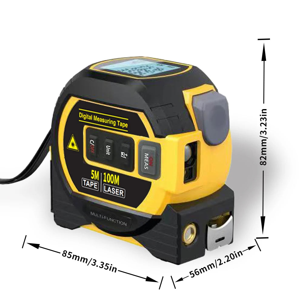 Laser Tape Measure 3 In 1