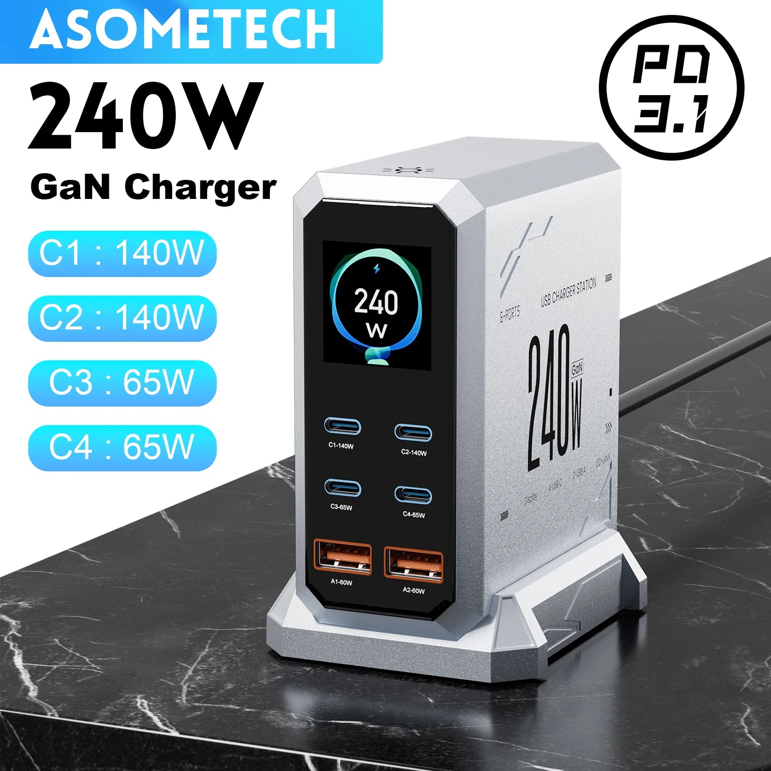240W GaN Charger