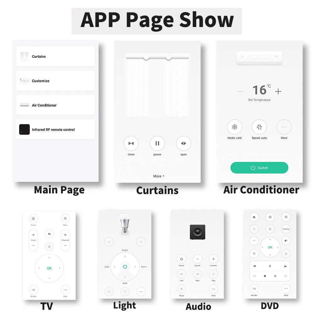 WiFi RF IR Remote Control