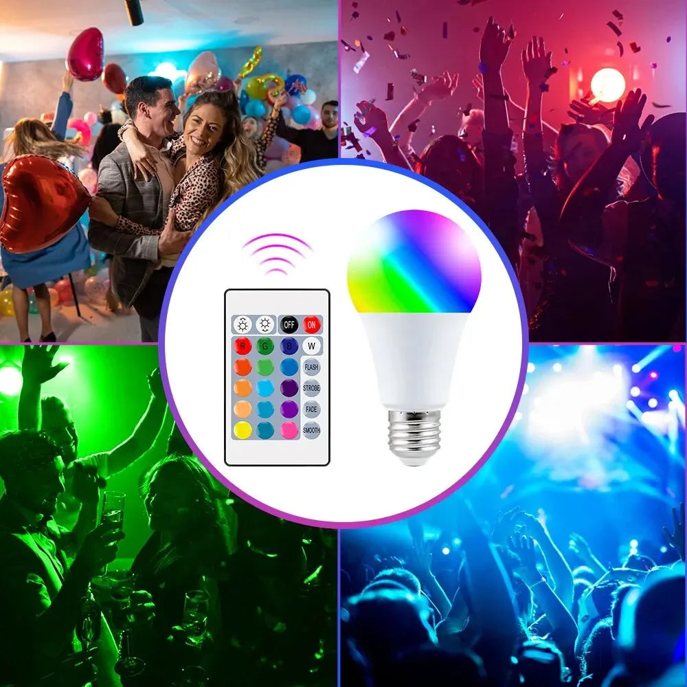 16 Colors RGB Bulb