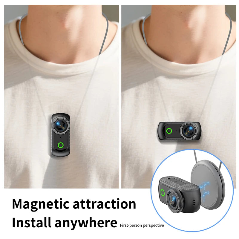 4K Mini POV Magnetic Sports Camera