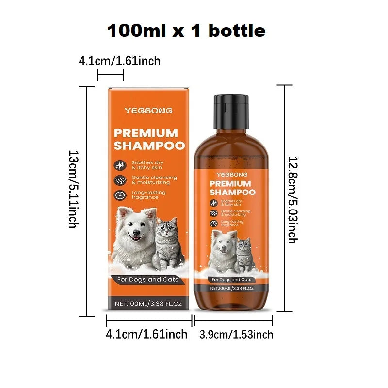 100ml Natural Ingredients Pet Shampoo
